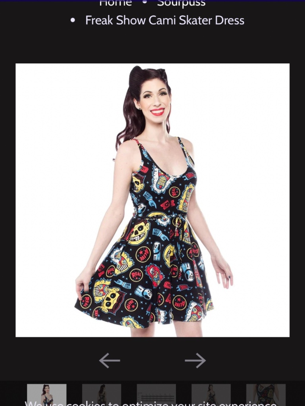 Sourpuss Freak Show  dress